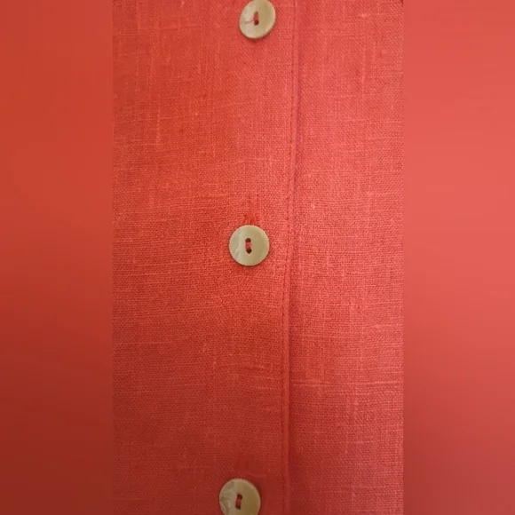 HARVE BENARD Linen PINK 2PC SUIT SET Blazer Pants Small vintage - Picture 5 of 14